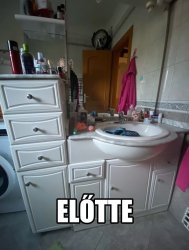 Fűrdőszobai bútor cseréje